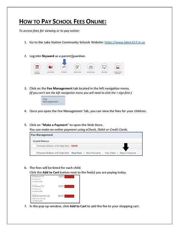 Pay Fees Online Pg 1
